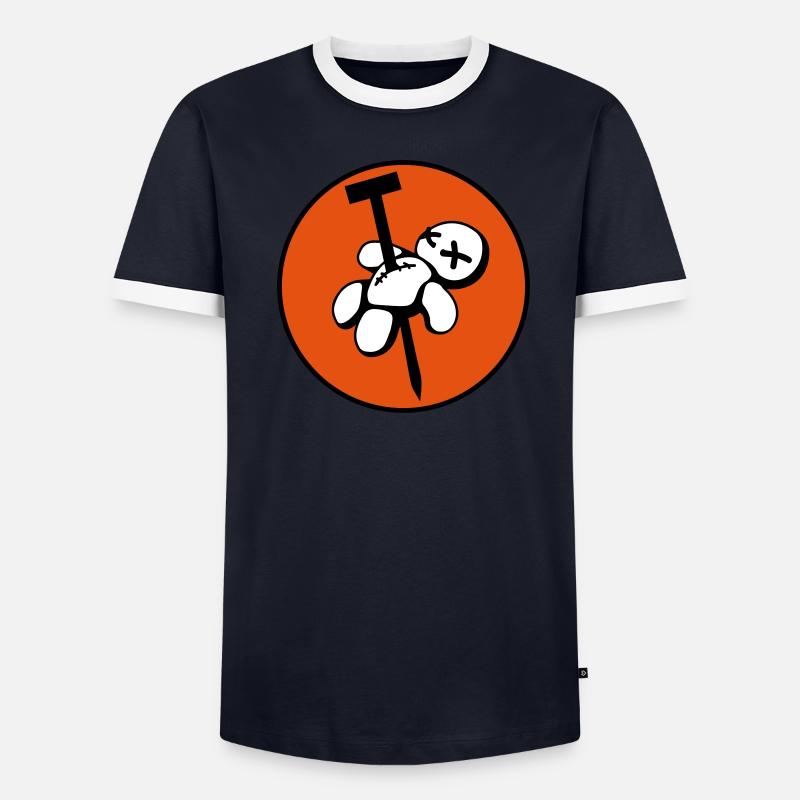 vodoo Männer Kontrast-T-Shirt