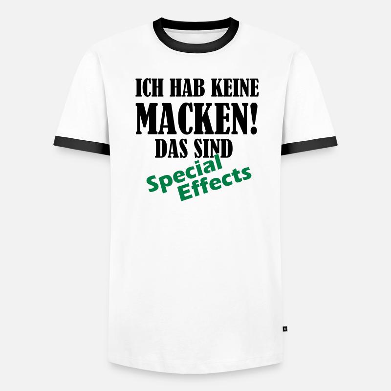 keine_macken_02 Männer Kontrast-T-Shirt