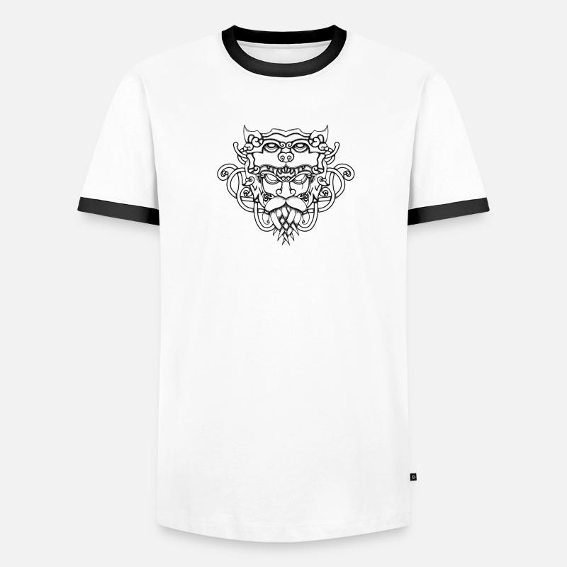 Berserker - Wikinger Männer Kontrast-T-Shirt
