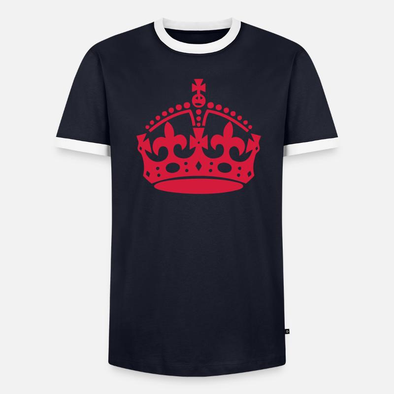 Crown, King, Princess T-shirt contrasté Homme