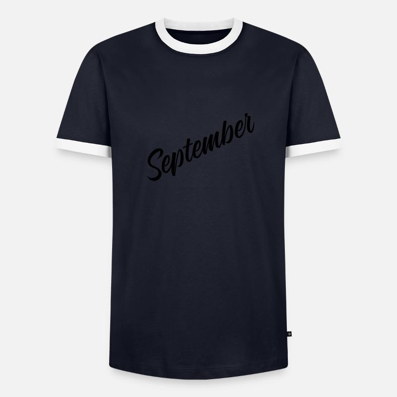 septembre T-shirt contrasté Homme