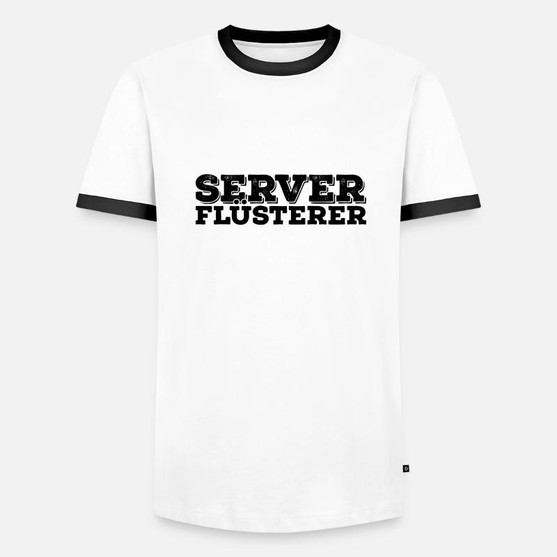 Server Flüsterer Admin Sysadmin Geschenk Männer Kontrast-T-Shirt