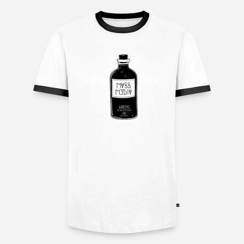 Ne pas avaler T-shirt contrasté Homme
