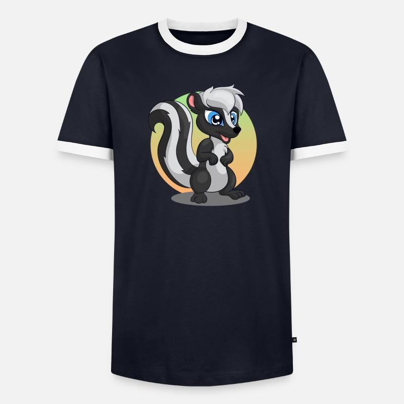 mouffette T-shirt contrasté Homme