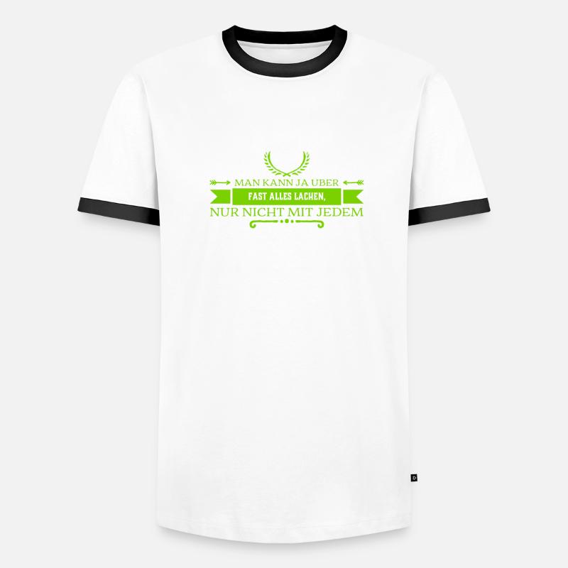 Humor hat man oder nicht Männer Kontrast-T-Shirt