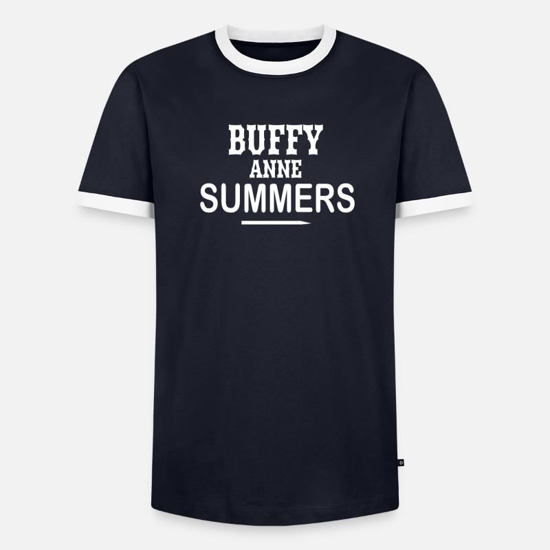 Buffy-Grab Männer Kontrast-T-Shirt