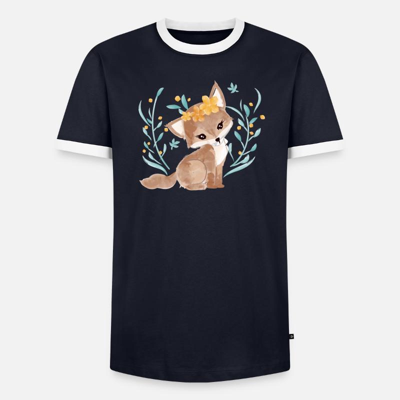 Small fox Men's Ringer Shirt