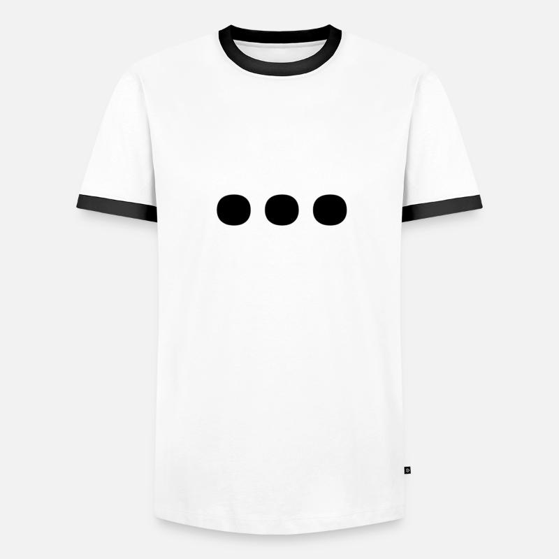 Points de suspension T-shirt contrasté Homme
