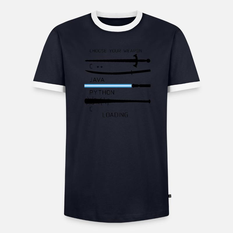 Coding Java Programmer Profession Gift Men's Ringer Shirt