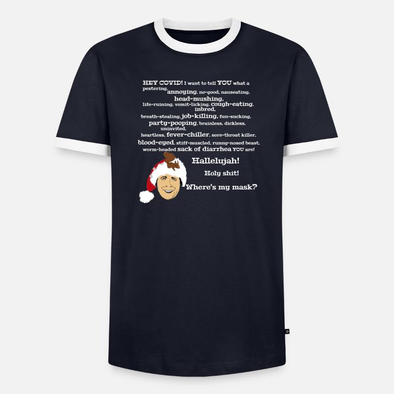Clark Griswold Coronavirus Rant Men's Ringer Shirt