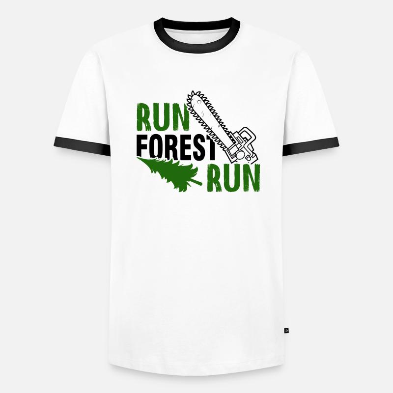 Forester de tronçonneuse de type bûcheron T-shirt contrasté Homme