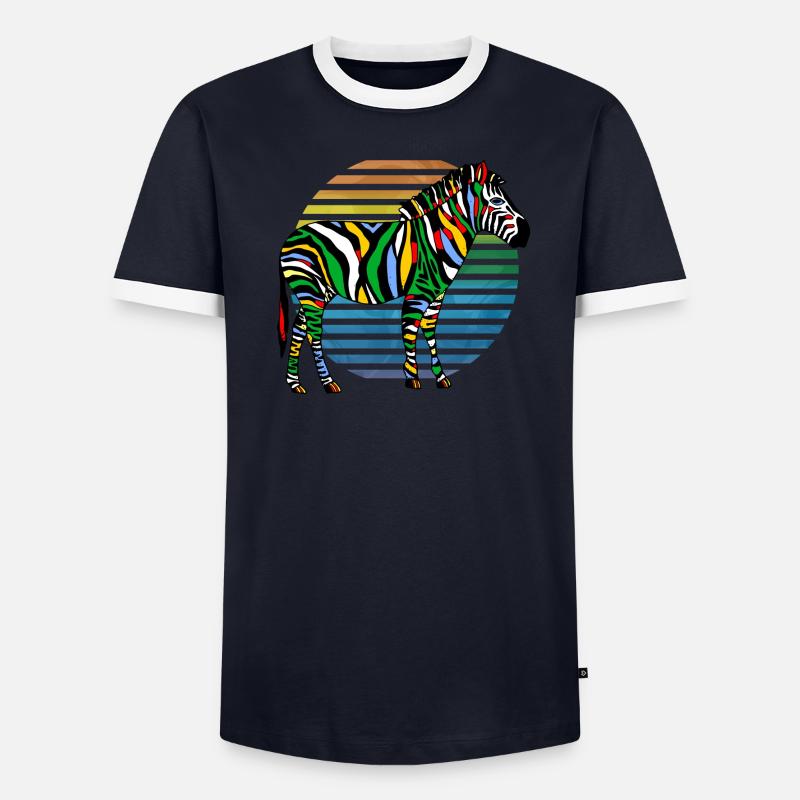 Zebra Men's Ringer Shirt