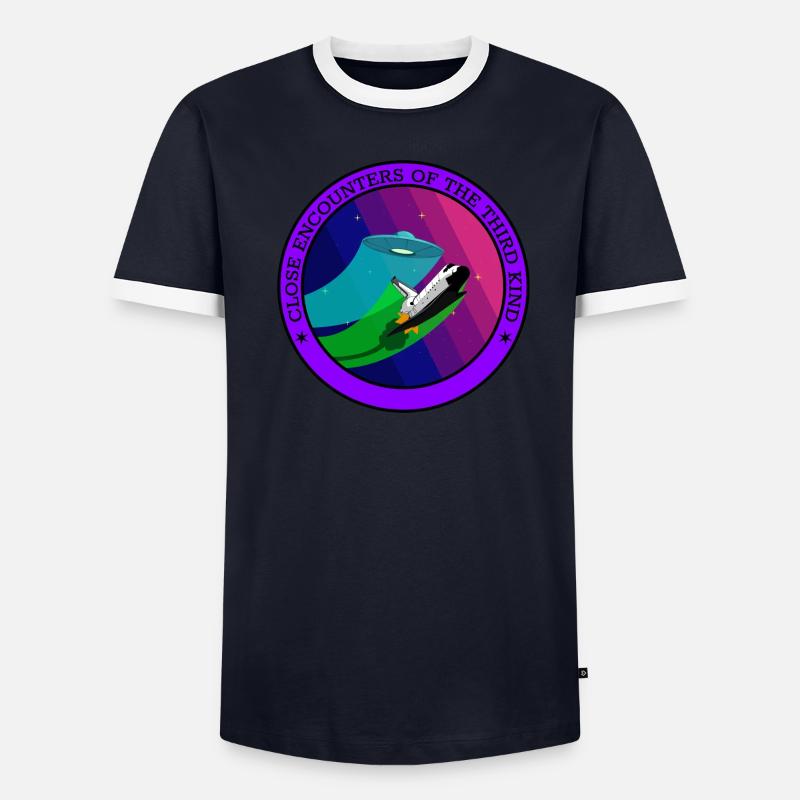 Rencontres rapprochées du vaisseau spatial third kind T-shirt contrasté Homme