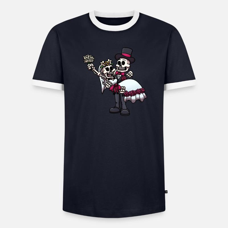 Married Skeletons Men's Ringer Shirt