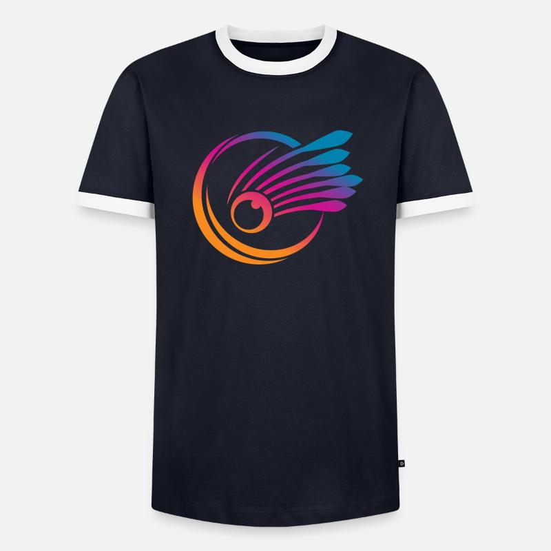 Badminton T-shirt contrasté Homme