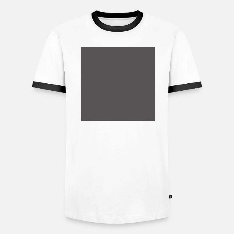 Quadrat grau anthrazit Farbe Hintergrund 25 x 25 Männer Kontrast-T-Shirt