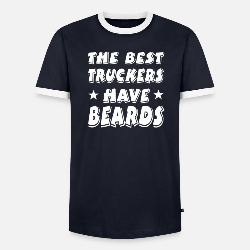 Bart Männer Kontrast-T-Shirt