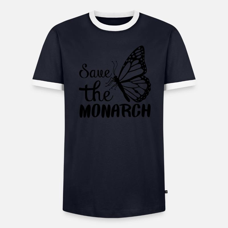 Save The Monarch Men's Ringer Shirt