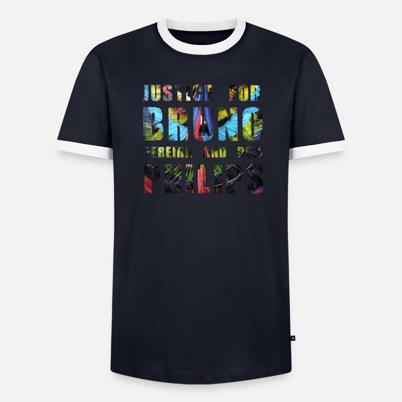 Justice pour Bruno et Philips T-shirt contrasté Homme