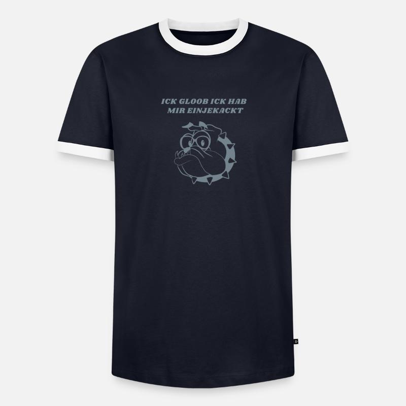 Ich scheiß mich ein! Männer Kontrast-T-Shirt