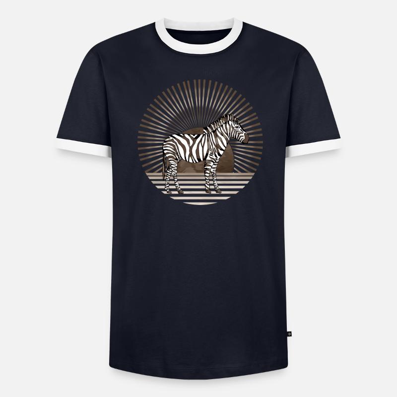 Zebra Men's Ringer Shirt