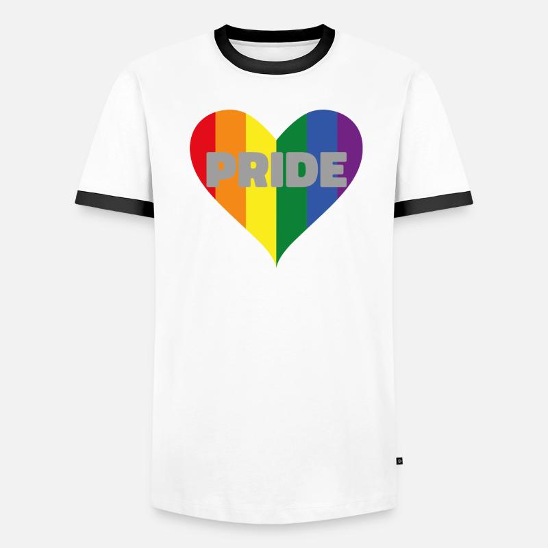 Stolz Männer Kontrast-T-Shirt