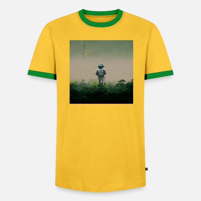 Lonely Voyager 059 - Männer Kontrast-T-Shirt - undefined