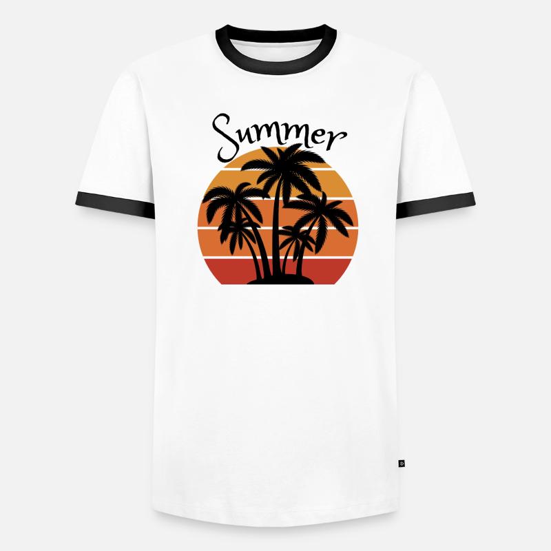 Summer T-shirt contrasté Homme