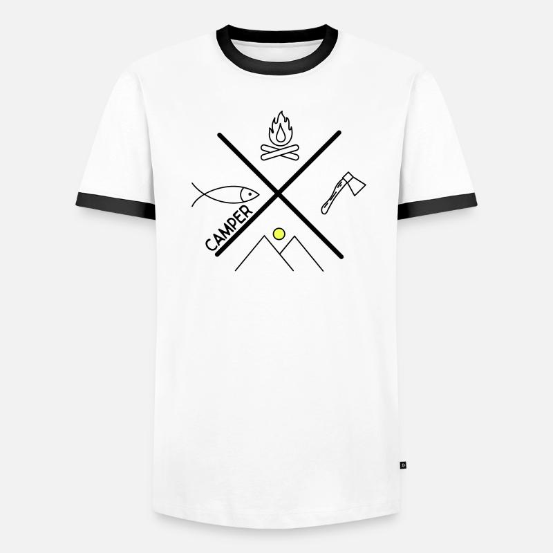 Fun design for campers Men's Ringer Shirt