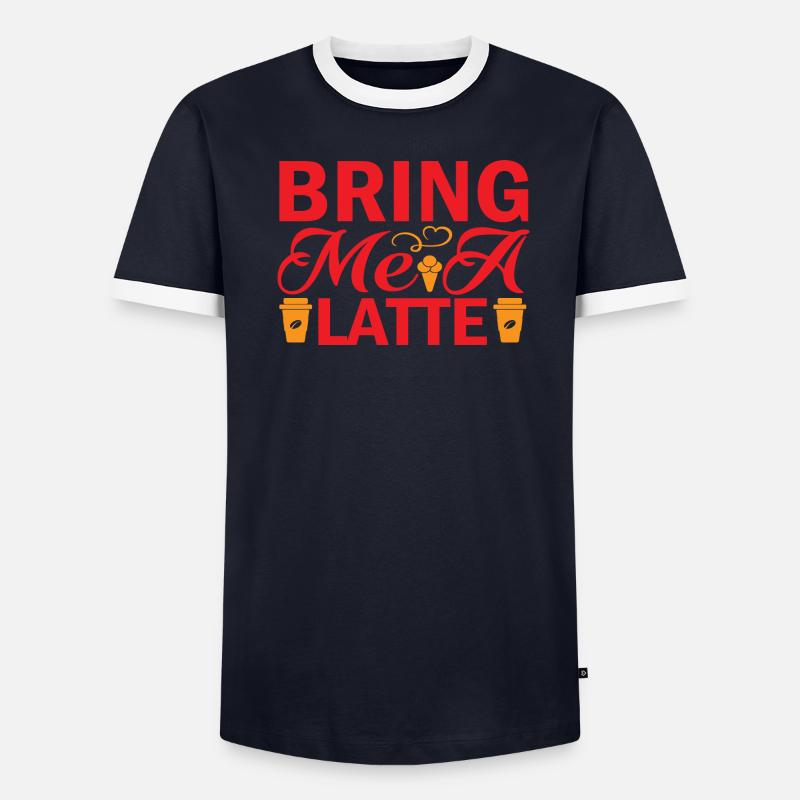 Apportez-moi un Latte T-shirt contrasté Homme