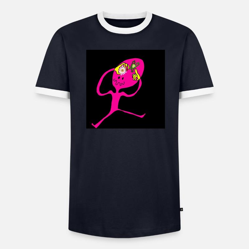 PATIENCE T-shirt contrasté Homme