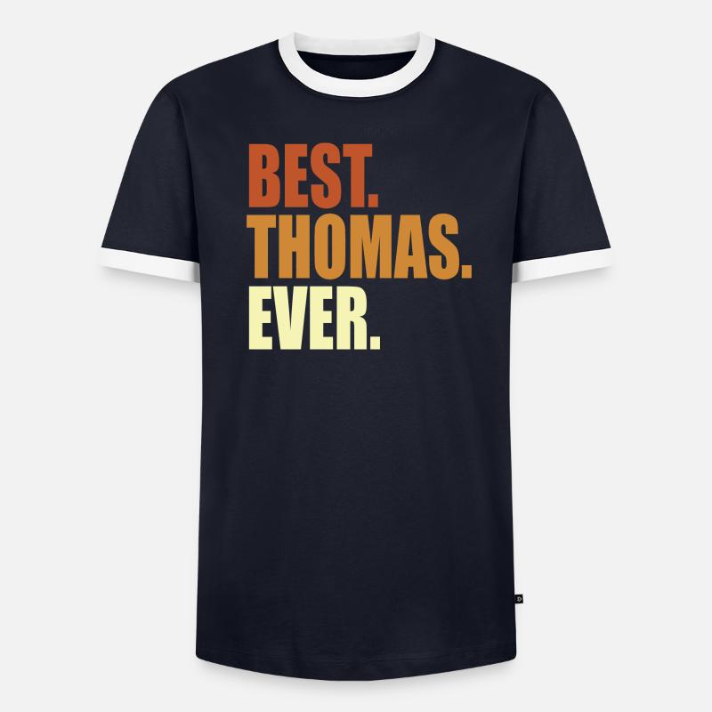 Thomas Nom Cadeau Citation T-shirt contrasté Homme