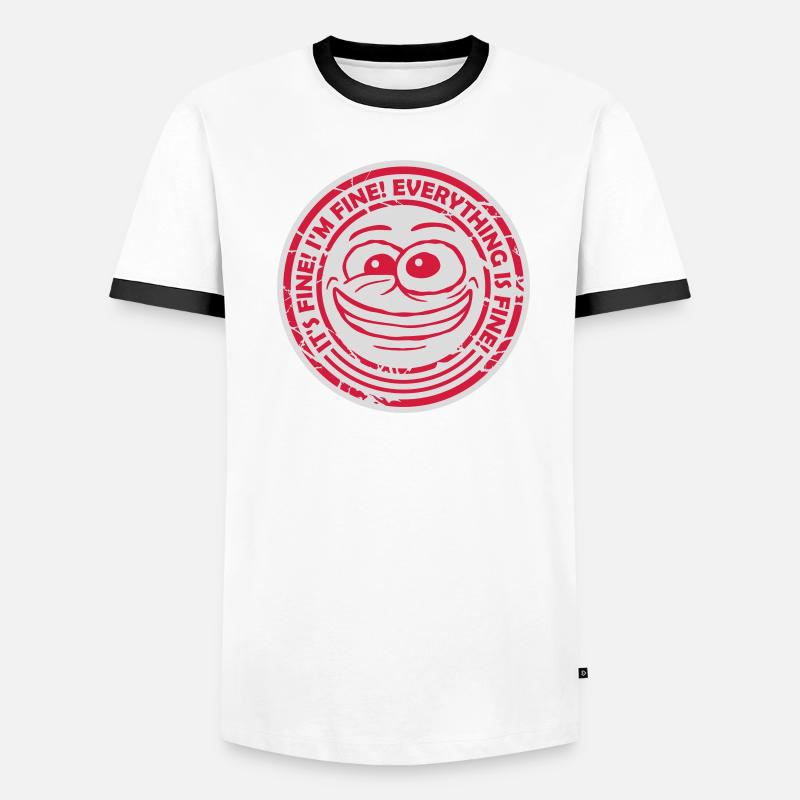 Tout va bien devis T-shirt contrasté Homme