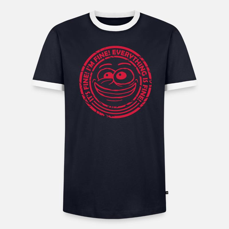 Tout va bien devis T-shirt contrasté Homme