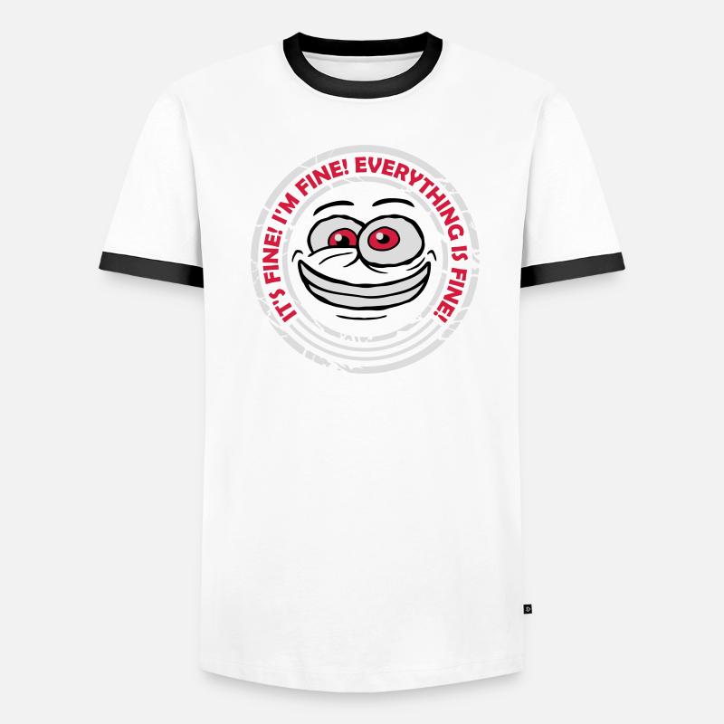 Tout va bien devis T-shirt contrasté Homme