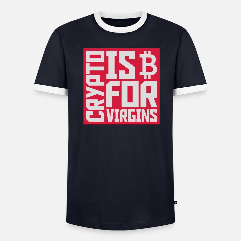 Crypto est pour les vierges T-shirt contrasté Homme