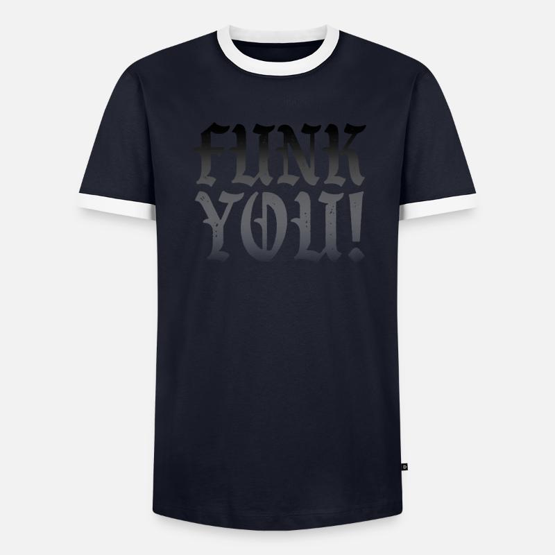 Funk vous T-shirt contrasté Homme
