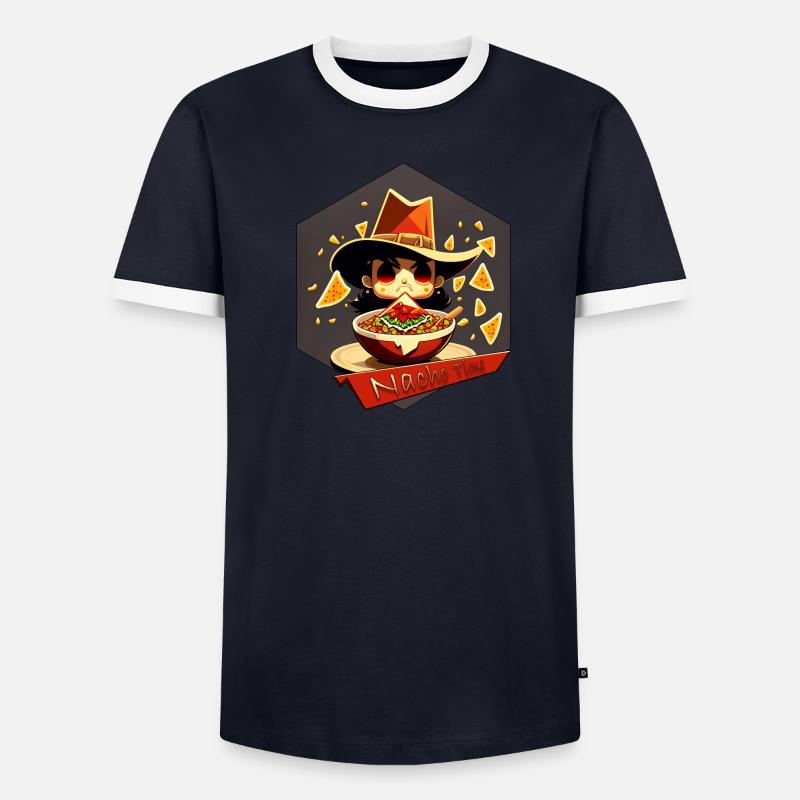 Nacho Time Männer Kontrast-T-Shirt