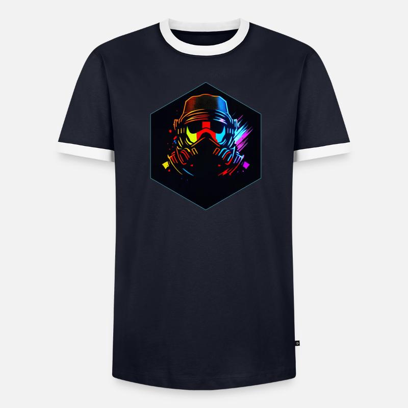 Trooper Männer Kontrast-T-Shirt
