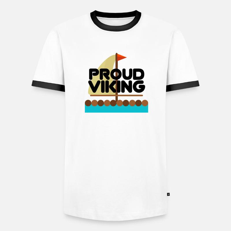 STOLZER WIKINGER Männer Kontrast-T-Shirt