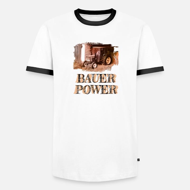 Bauer Power Männer Kontrast-T-Shirt