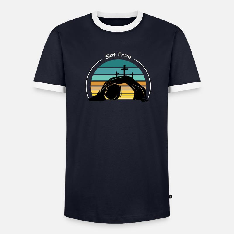 Libérer T-shirt contrasté Homme