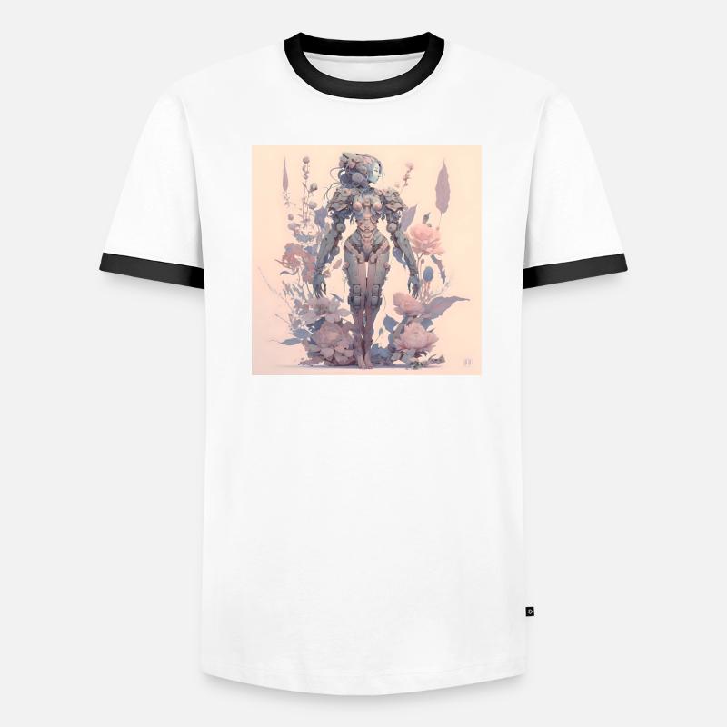 im Einklang mit der Natur Evolution Männer Kontrast-T-Shirt