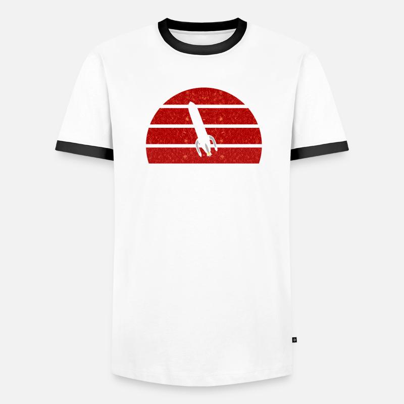 Le vol dans l’espace T-shirt contrasté Homme