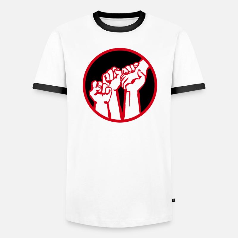 fäuste2c Männer Kontrast-T-Shirt
