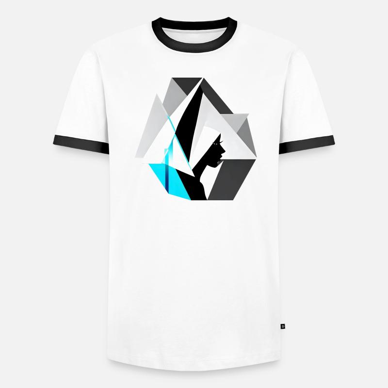 Modisch spät Männer Kontrast-T-Shirt