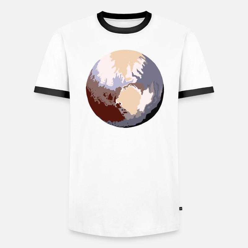 Pluto - dwarf planet Men's Ringer Shirt