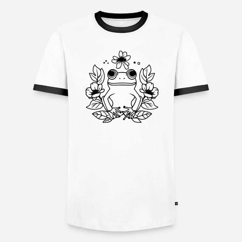 Frog Amphibian Toad Men's Ringer Shirt
