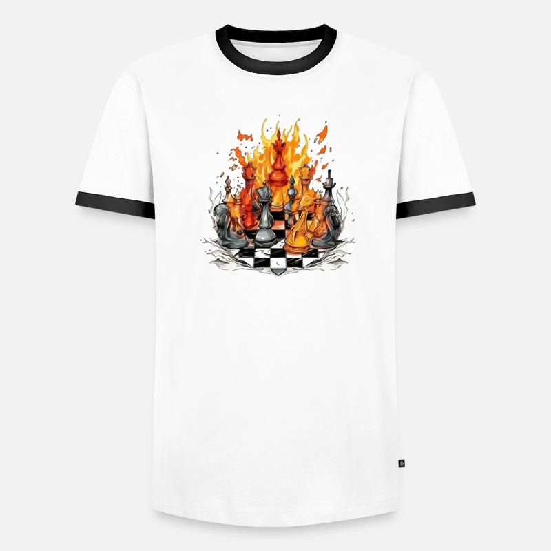 Exchequer on fire Men's Ringer Shirt