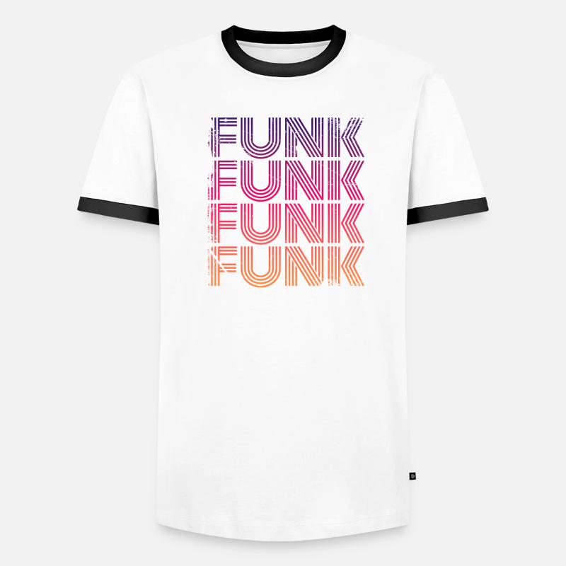 Funk Männer Kontrast-T-Shirt